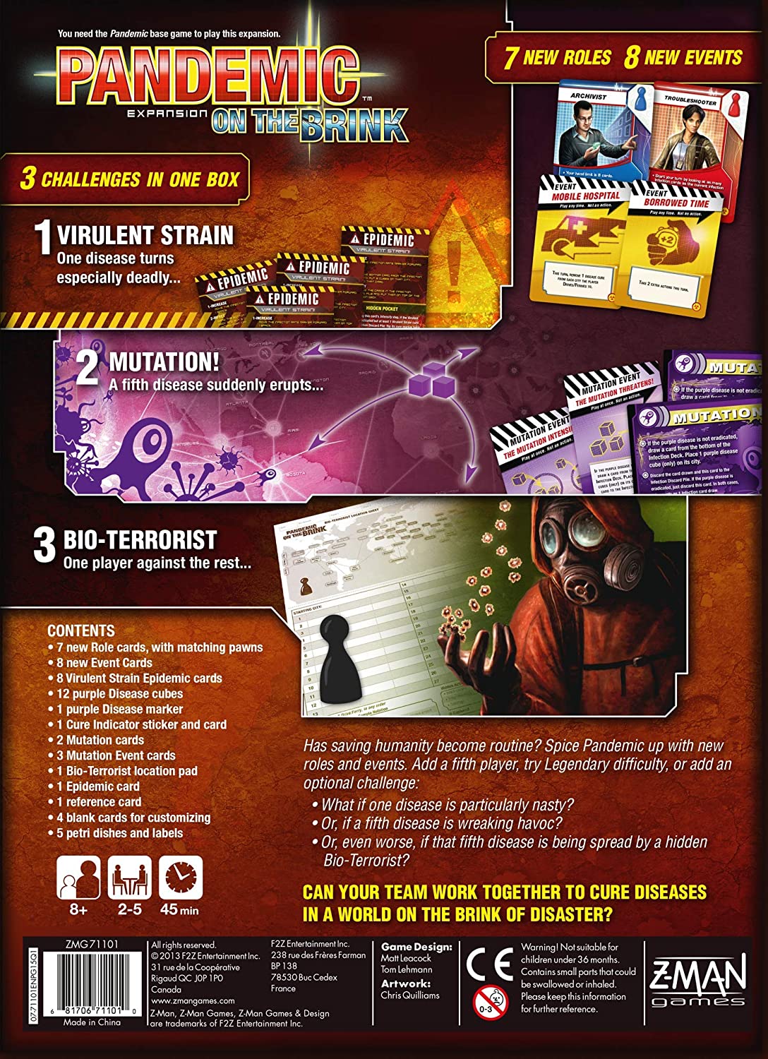 Pandemic : On the Brink Expansion